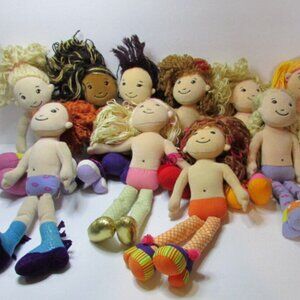lot Groovy Girls plush dolls Manhattan Toy Vanessa Gwen Brenna Celeste Macy 10